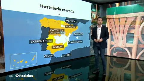Estas son las restricciones en hostelería en cada comunidad autónoma Estas son las restricciones en hostelería en cada comunidad autónoma