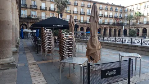 Hostelería cerradapor las restricciones del COVID-19 Bilbao coronavirus