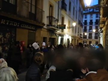 La 'no tamborrada' de San Sebastián