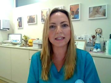 Lucía galán, 'Lucía mi pediatra' en Antena 3 Noticias