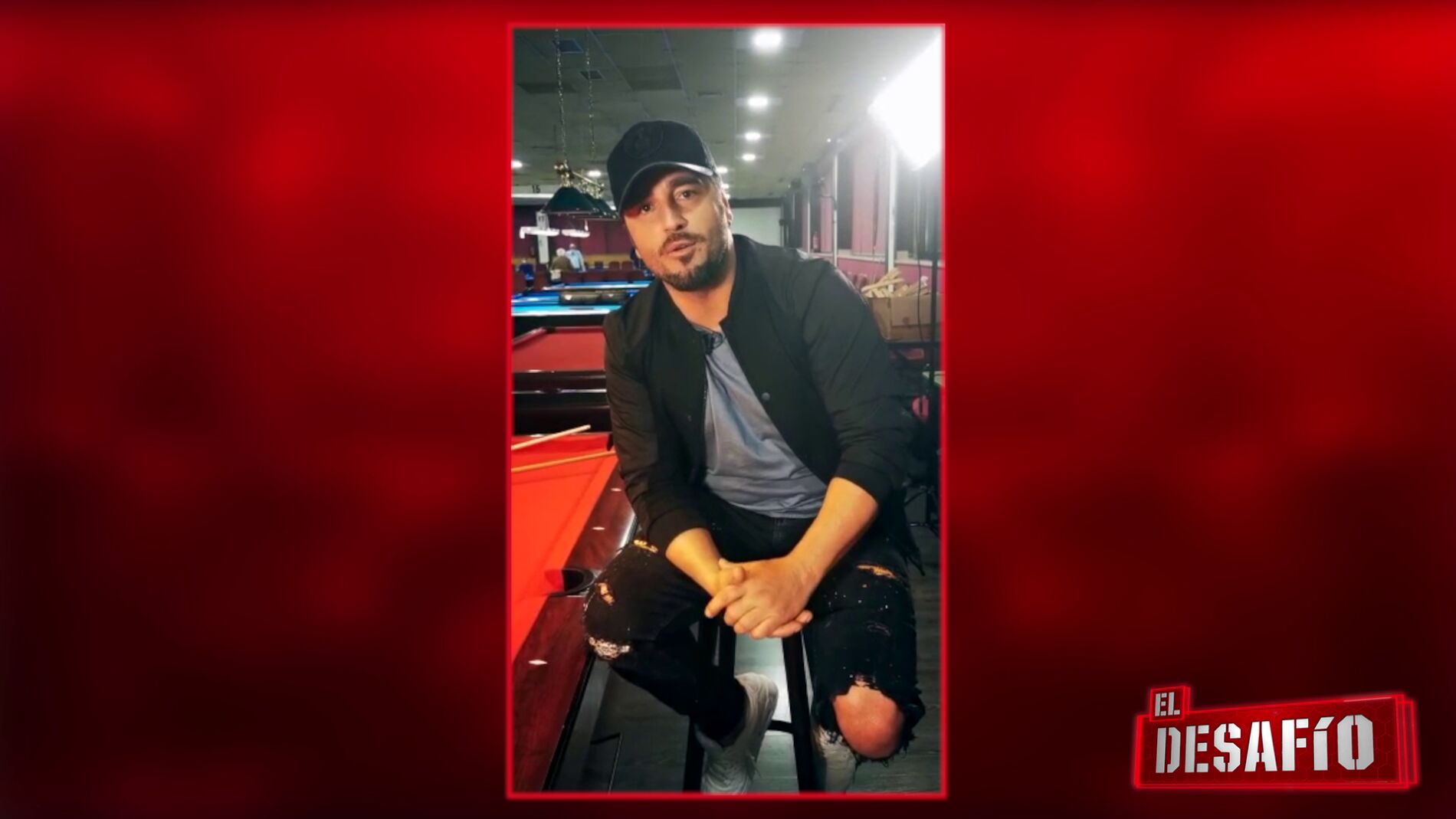 David Bustamante en los ensayos de 'Billar extremo': "Lo dar&eacute; todo para conseguirlo"