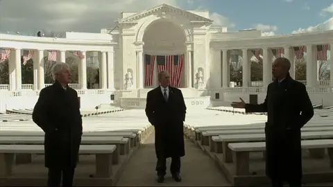 George W. Bush, Bill Clinton y Barack Obama George W. Bush, Bill Clinton y Barack Obama