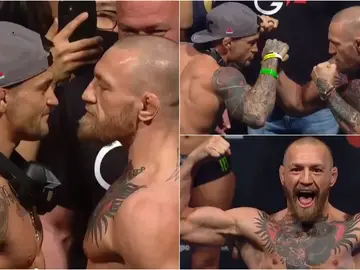 Intenso careo entre McGregor y Poirier antes del combate más esperado de la UFC Intenso careo entre McGregor y Poirier antes del combate más esperado de la UFC