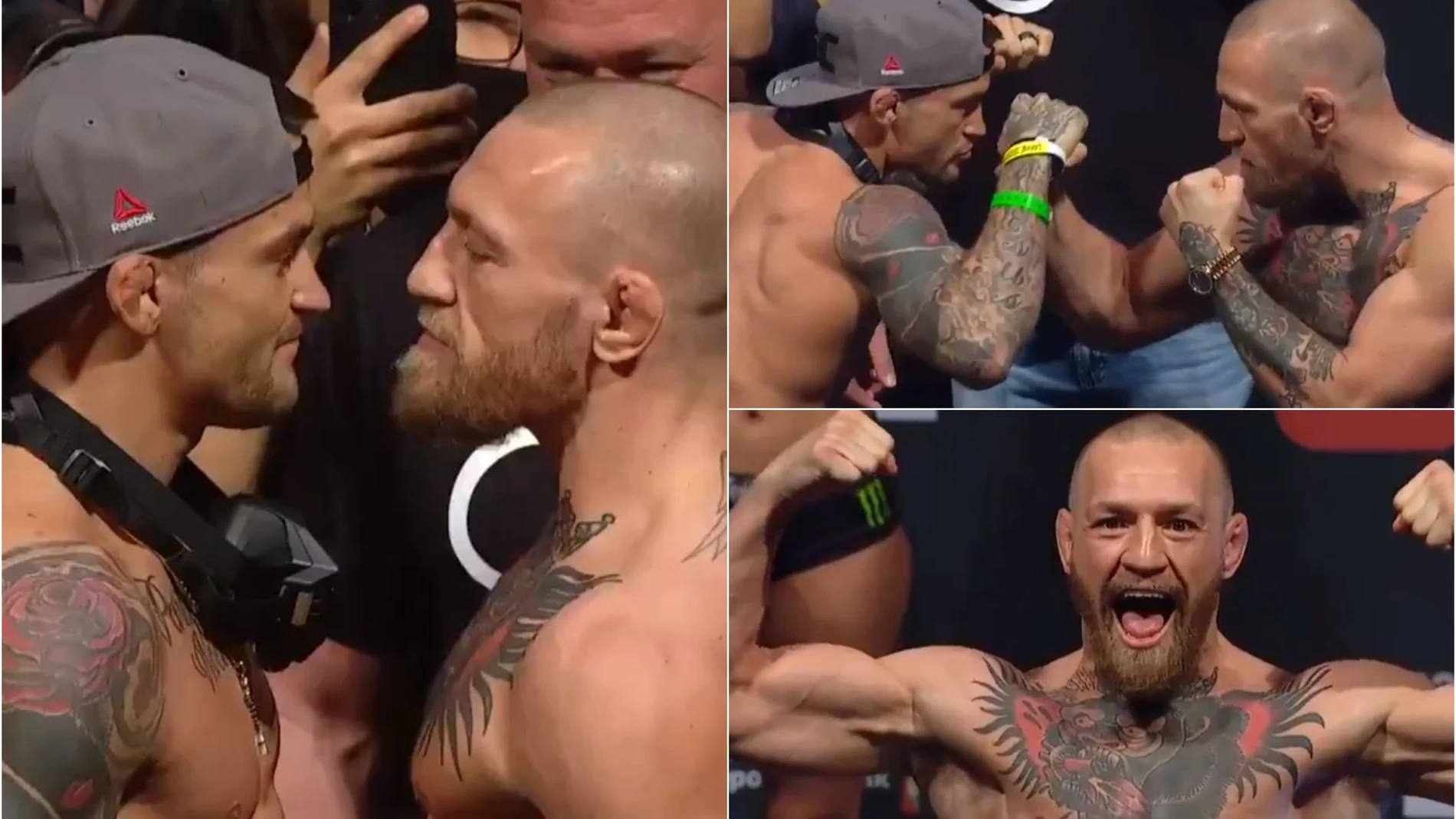 Intenso careo entre McGregor y Poirier antes del combate más esperado de la UFC Intenso careo entre McGregor y Poirier antes del combate más esperado de la UFC