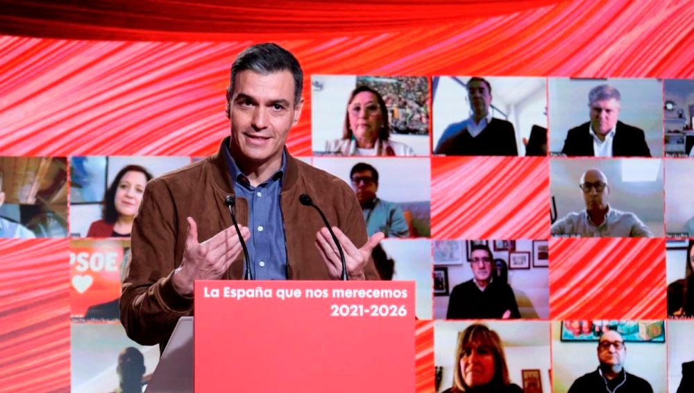 Pesro Sánchez, en el Congreso Federal del PSOE
