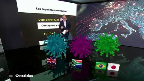 La Comunidad de Madrid informa del primer caso detectado de la variante brasileña del coronavirus en la región Un hombre que voló a España el pasado 29 de enero es el primer caso de variante brasileña en la Comunidad de Madrid