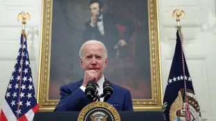 El presidente de Estados Unidos, Joe Biden, durante un discurso El presidente de los Estados Unidos, Joe Biden, durante un discurso