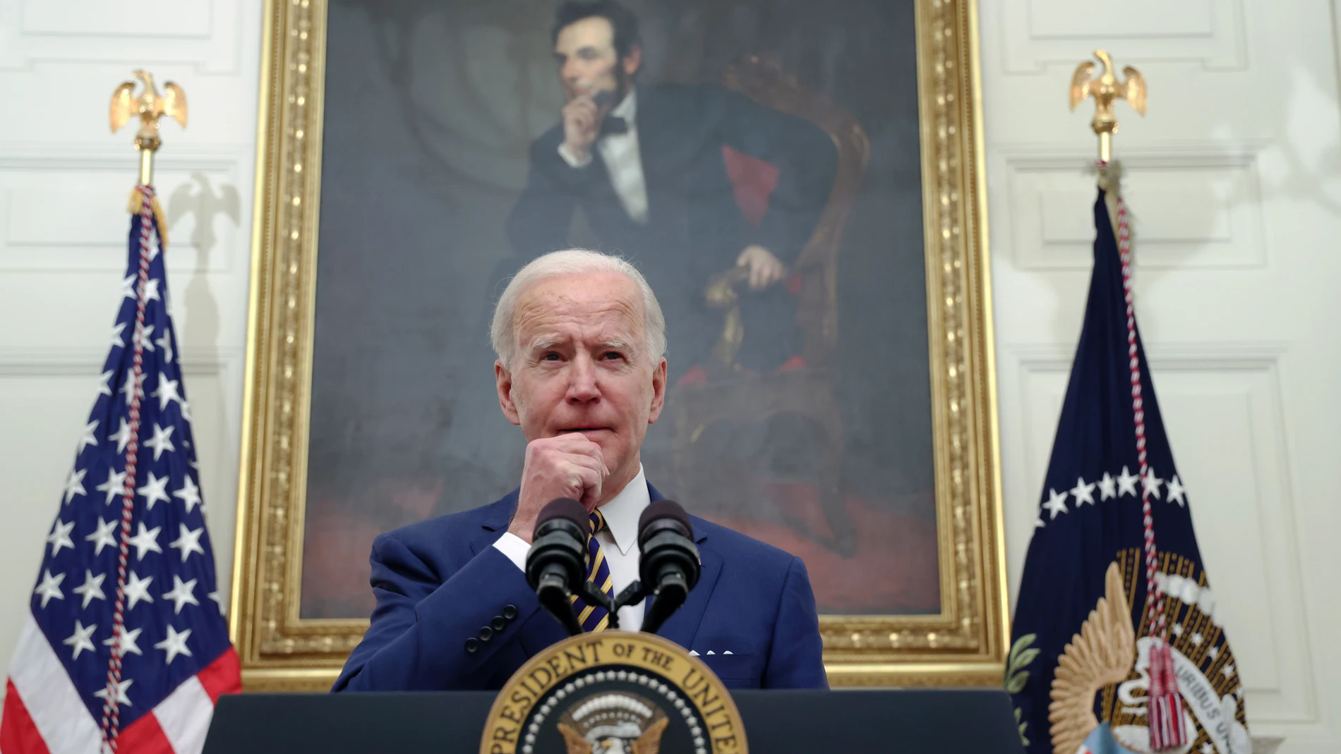 El presidente de Estados Unidos, Joe Biden, durante un discurso El presidente de Estados Unidos, Joe Biden, durante un discurso