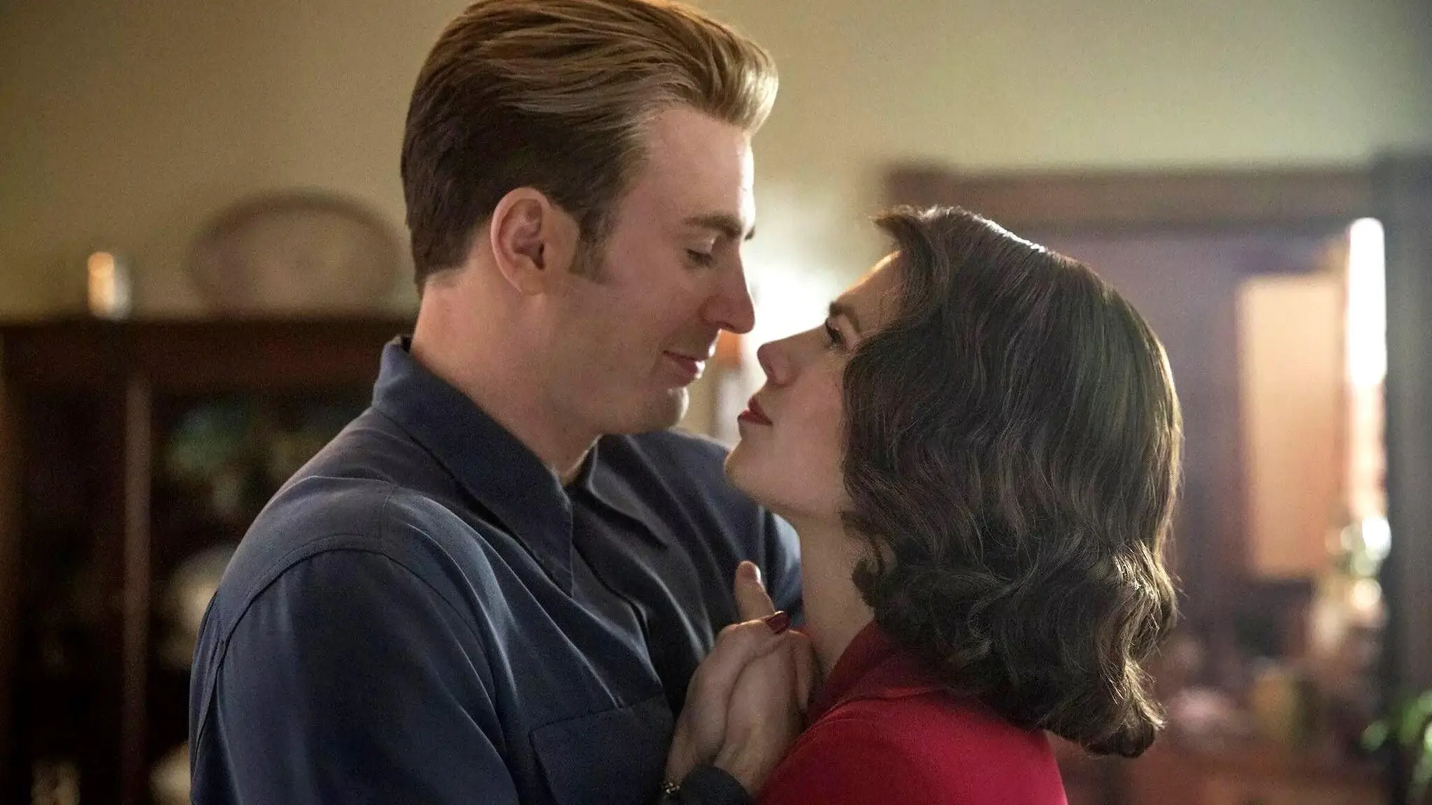 Capitán América y Peggy Carter en 'Vengadores: Endgame'
