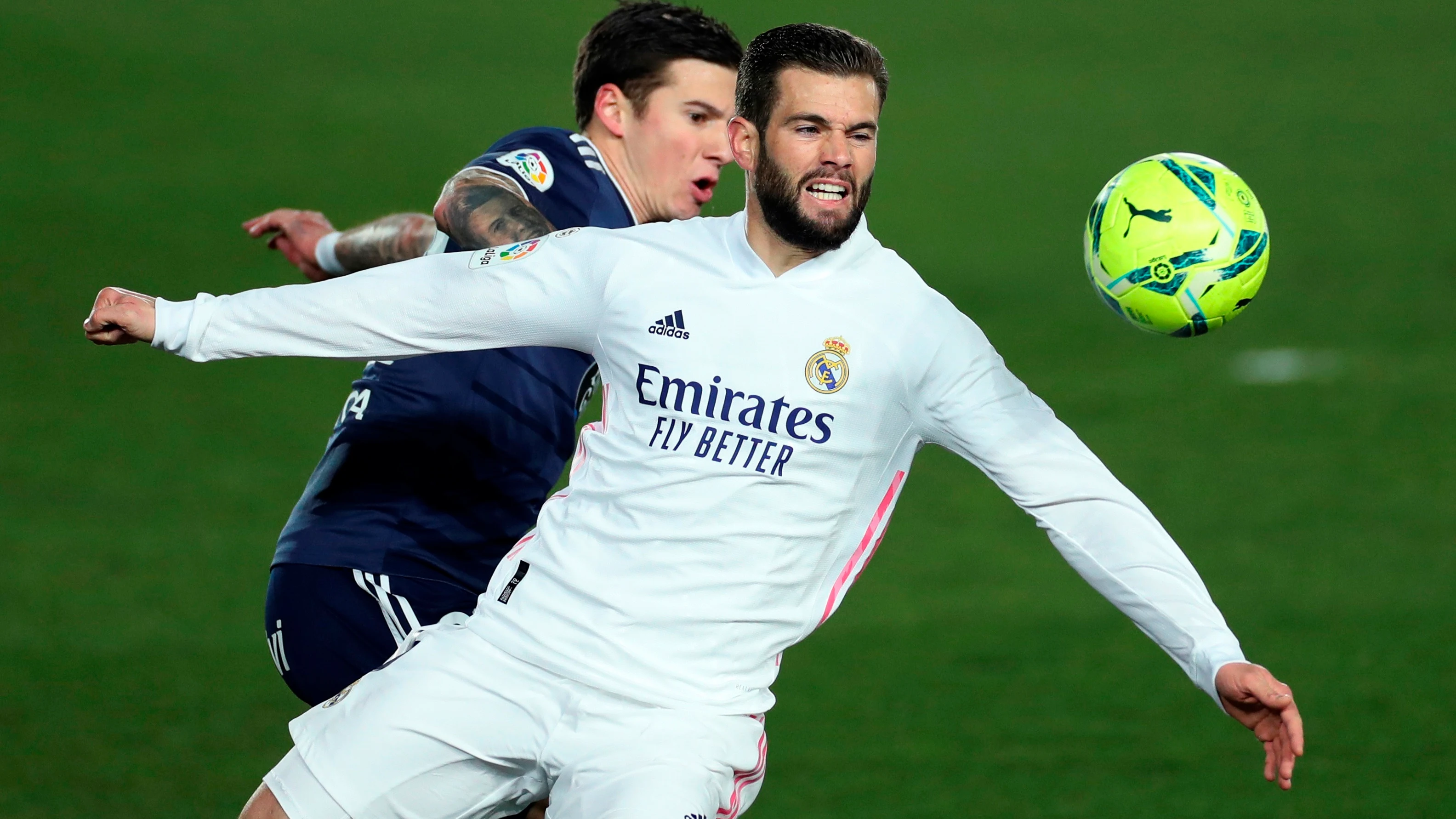 Nacho Fern&aacute;ndez, durante un partido