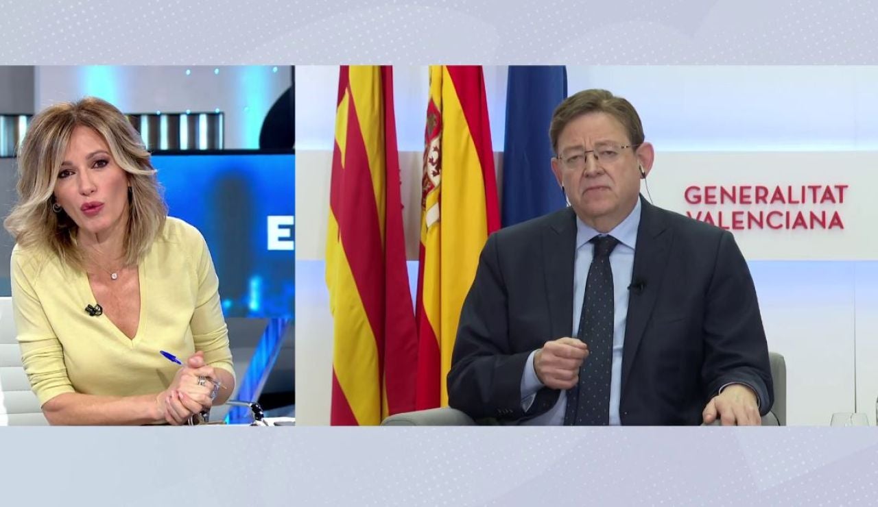 Ximo Puig en Espejo Público. Ximo Puig en Espejo Público.