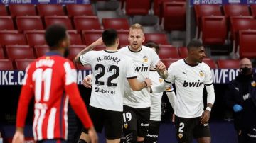 El Valencia confirma un caso caso de positivo por coronavirus tras su partido contra el Atlético de Madrid