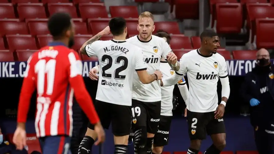 El Valencia confirma un caso caso de positivo por coronavirus tras su partido contra el Atlético de Madrid El Valencia confirma un caso caso de positivo por coronavirus tras su partido contra el Atlético de Madrid