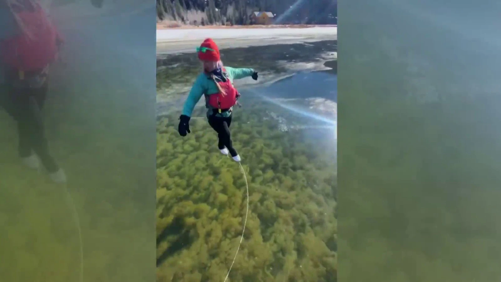 Lake City, en el estado de Colorado, esconde un impresionante universo marino congelado