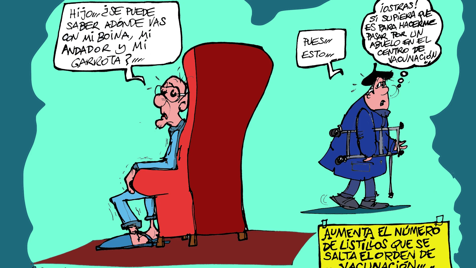 Viñeta gráfica vacuna Viñeta gráfica vacuna