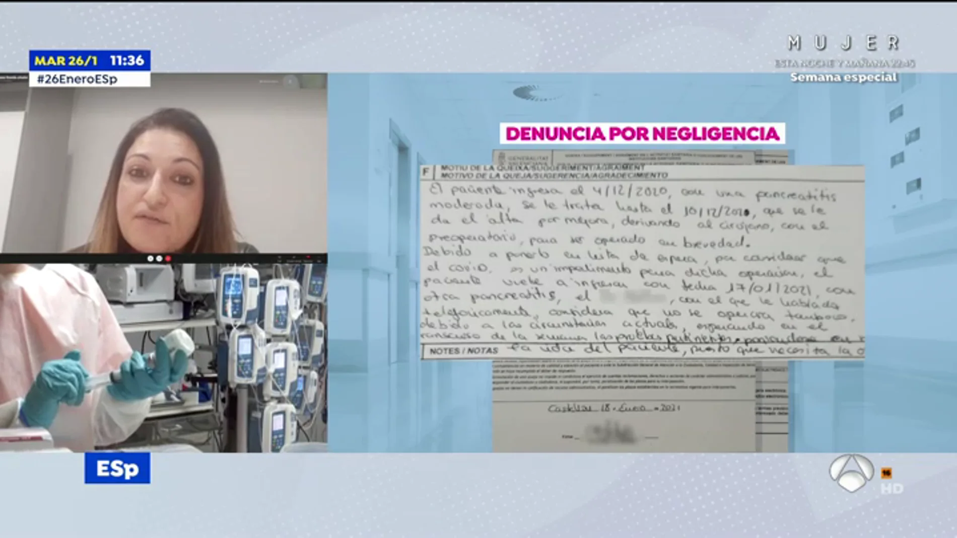 Denuncia la muerte de su padre de pancreatitis en Castellón: "El cirujano le dijo: "Ya me gustaría a mí poder operarle""