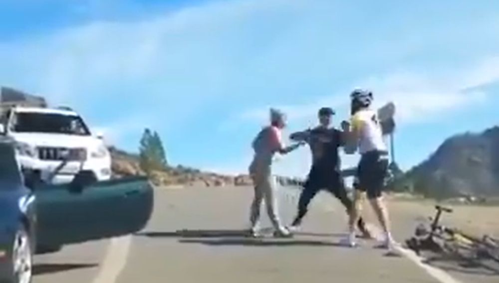 Gran Canaria: Salvaje agresión de un conductor a un ciclista en Santa Lucía de Tirajana