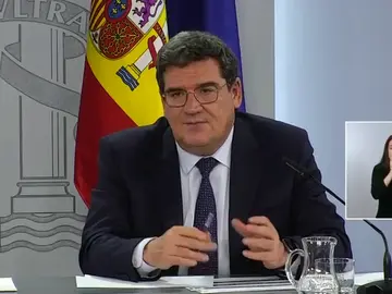 Escrivá anunciando novedades en el ingreso mínimo vital Escrivá anunciando novedades en el ingreso mínimo vital