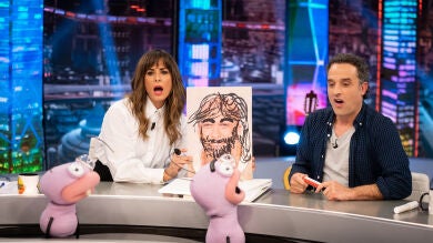 Nuria Roca y Daniel Guzmán compiten por el retrato robot más perfecto de diferentes famosos