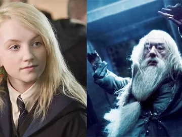 Luna Lovegood y Dumbledore en 'Harry Potter' Luna Lovegood y Dumbledore en 'Harry Potter'