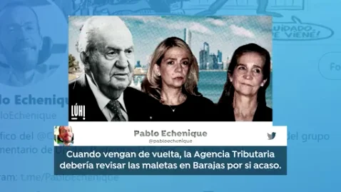 Tuit de Echenique sobre las infantas Tuit de Echenique sobre las infantas