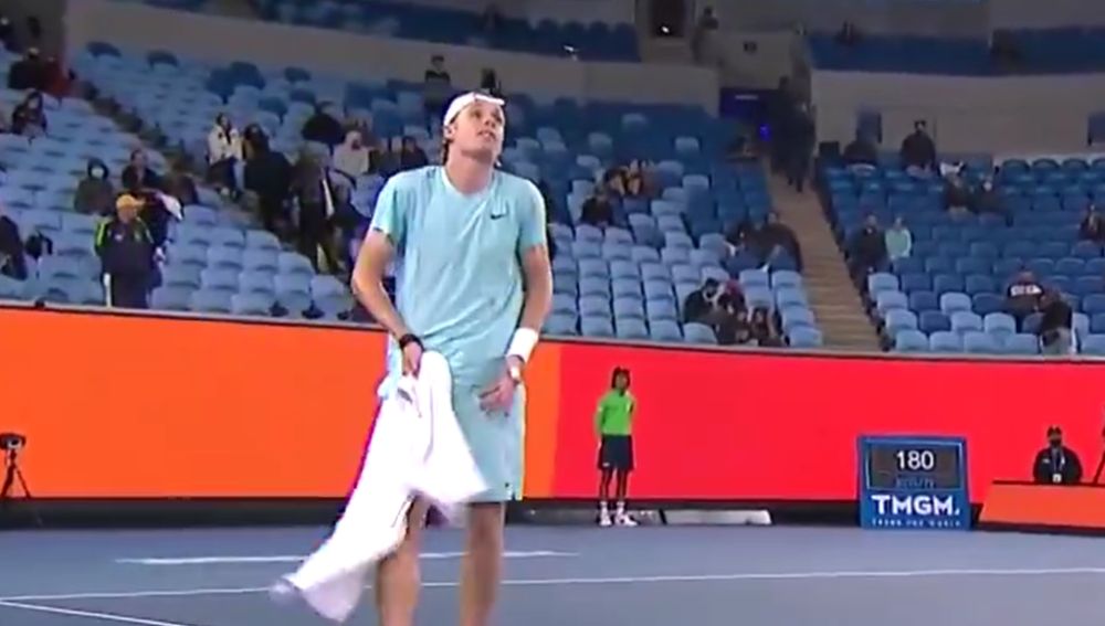 El infierno de Shapovalov en el Open de Australia: "¡Me meo en los pantalones!"