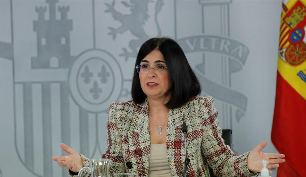 Carolina Darias: "Ya estamos llegando a las 800.000 personas que han recibido en nuestro país las dos dosis de la vacuna" Carolina Darias: "Ya estamos llegando a las 800.000 personas que han recibido en nuestro país las dos dosis de la vacuna"