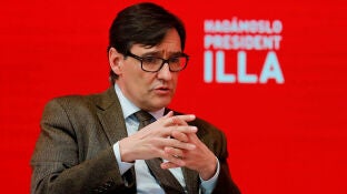 El candidato del PSC, Salvador Illa