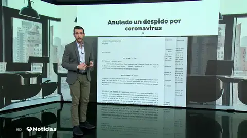 Un juez anula el despido de un trabajador después de que le comunicara a la empresa que tenía coronavirus Un juez anula el despido de un trabajador después de que le comunicara a la empresa que tenía coronavirus
