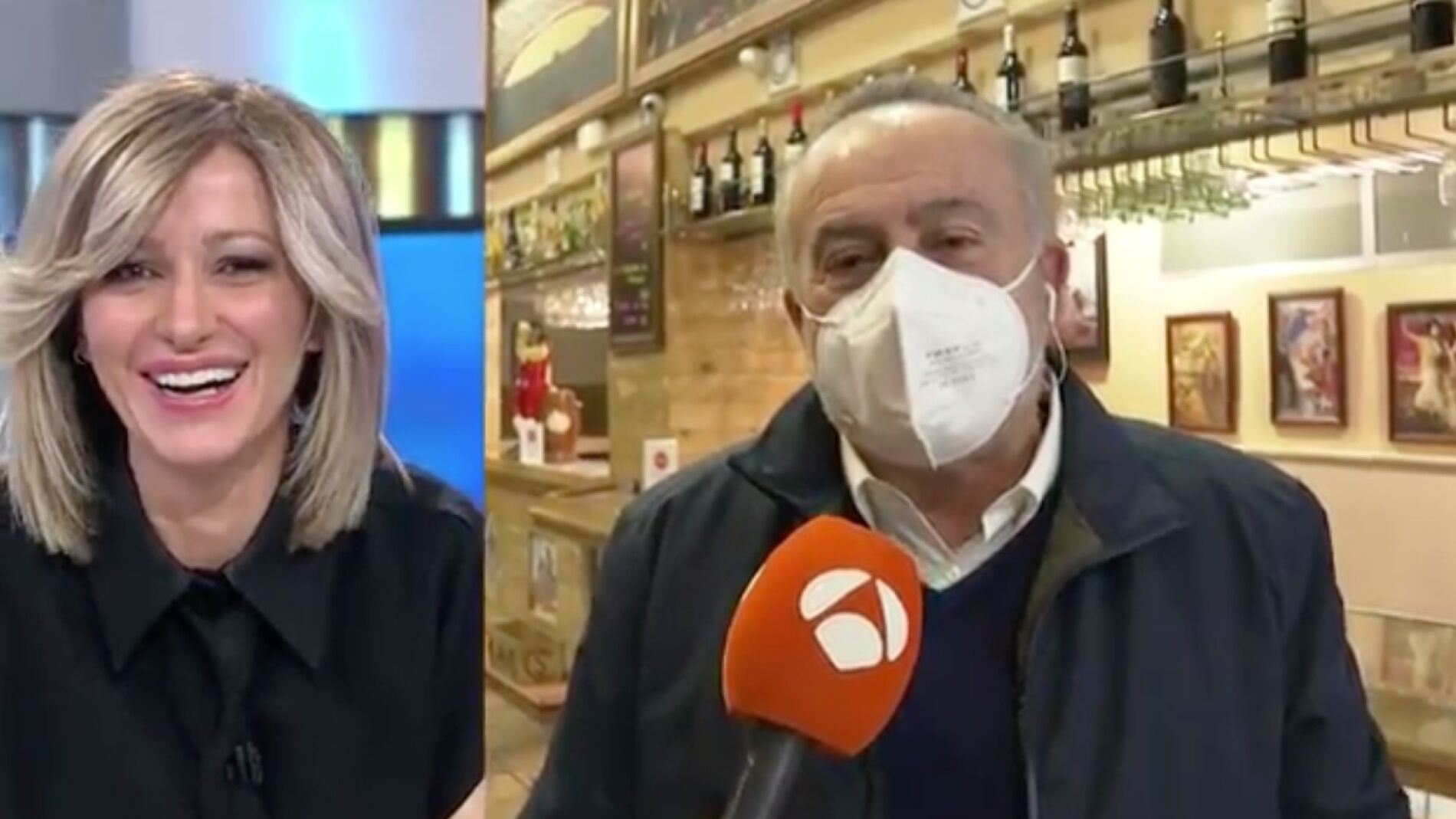 El agradecimiento de un hostelero a Susanna Grisso y Vicente Vall&eacute;s, "el Jos&eacute; Tom&aacute;s de los telediarios"