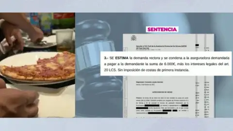 Sentencia indemnización pizzería de Girona Sentencia indemnización pizzería de Girona