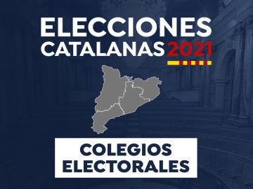 Elecciones Cataluña 2021: Mapa colegios electorales