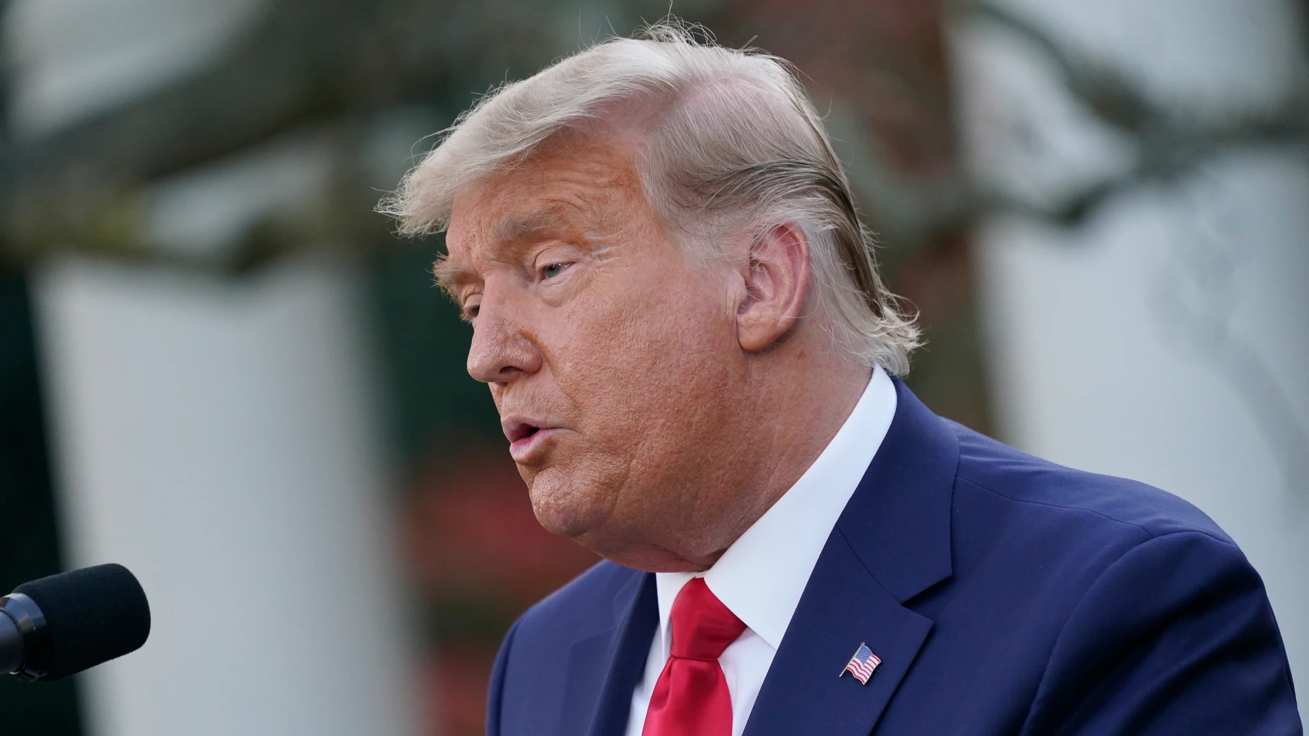 Donald Trump, expresidente de Estados Unidos, durante una comparecencia Donald Trump, expresidente de Estados Unidos, durante una comparecencia