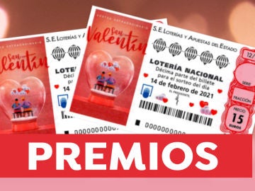 Premios del Sorteo Extraordinario de San Valentín de Lotería Nacional 