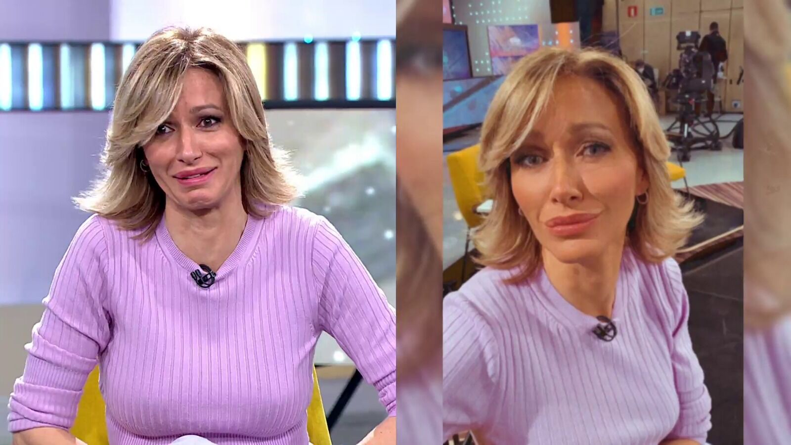 Susanna Griso prueba en directo los filtros de belleza de Instagram y el resultado le sorprende: 