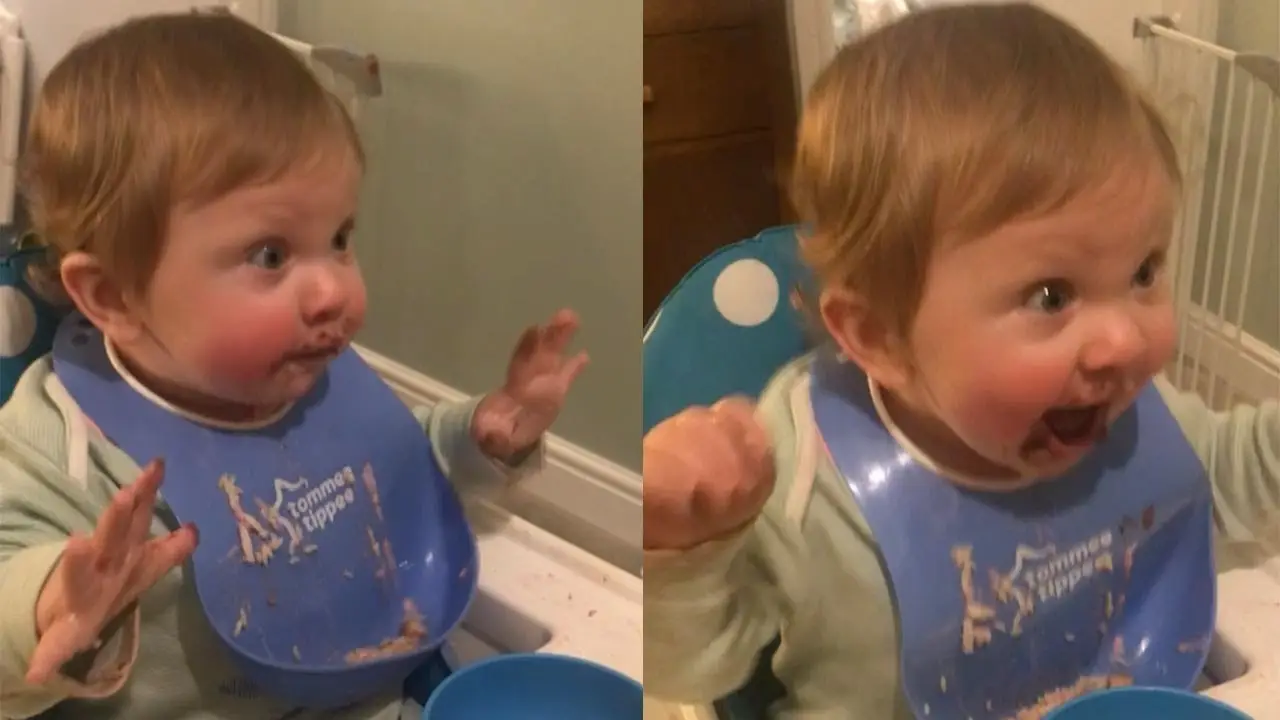 Video Una Bebe Se Vuelve Loca Al Probar Por Primera Vez El Chocolate Video Una Bebe Se Vuelve Loca Al Probar Por Primera Vez El Chocolate