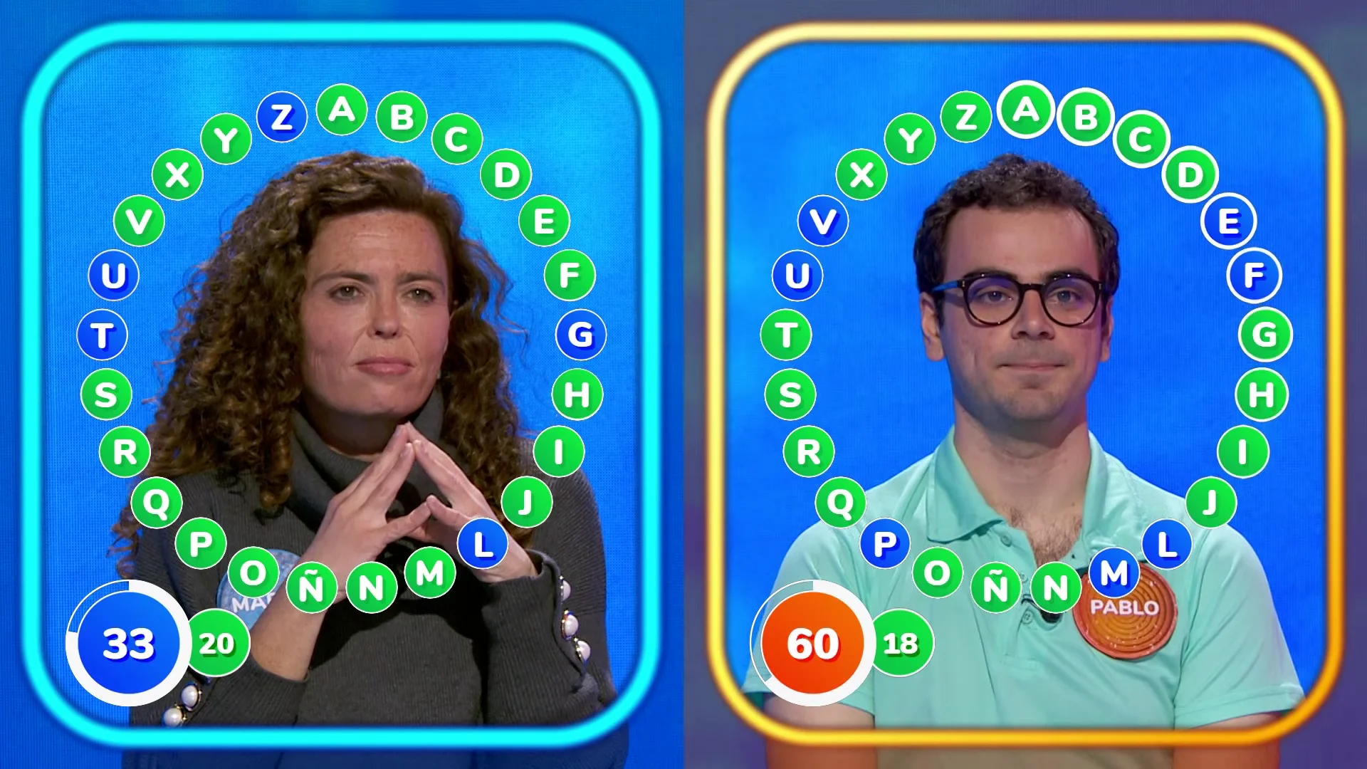 Marta lo borda en la primera vuelta, ¿servirá para derrotar a Pablo? Marta lo borda en la primera vuelta, ¿servirá para derrotar a Pablo?