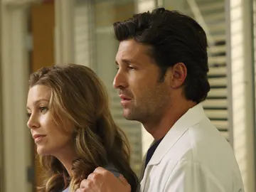 Ellen Pompeo y Patrick Dempsey en 'Anatomía de Grey' Ellen Pompeo y Patrick Dempsey en 'Anatomía de Grey'