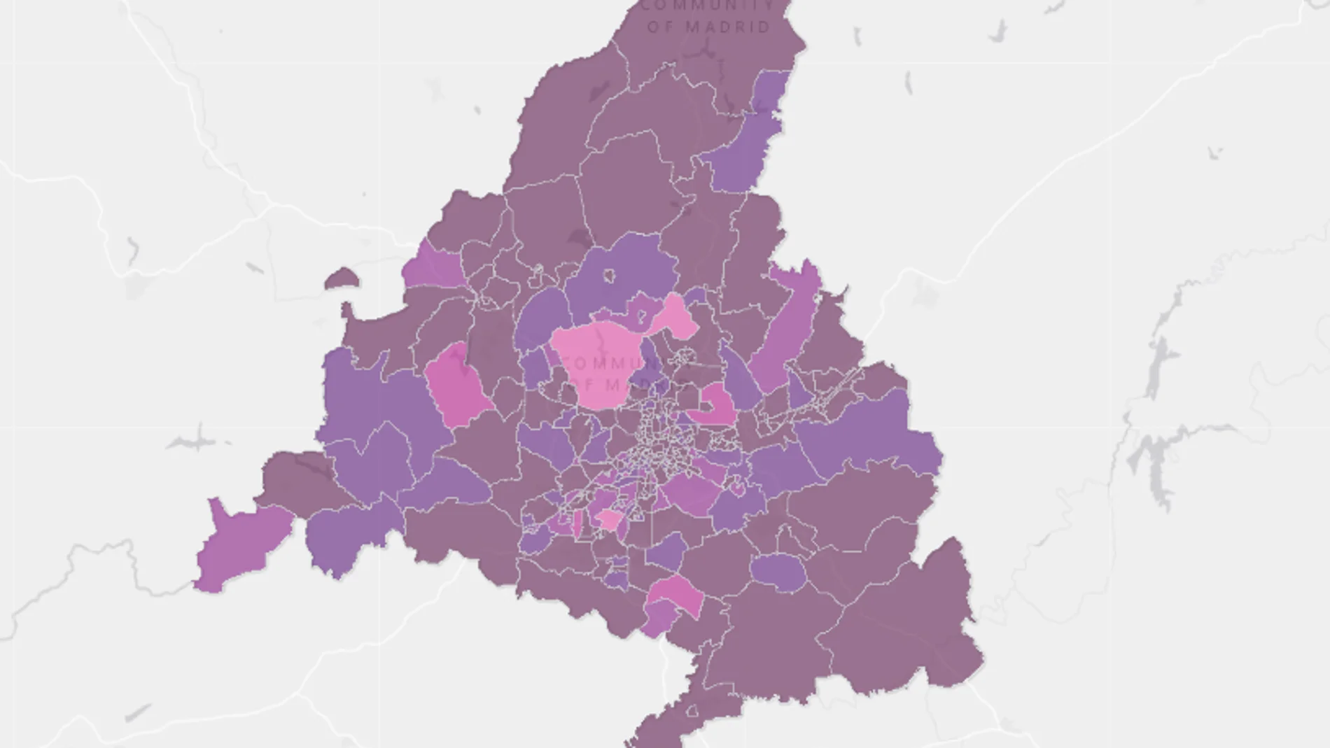 Mapa de zonas básicas confinadas y restricciones en la Comunidad de Madrid Mapa de zonas básicas confinadas y restricciones en la Comunidad de Madrid