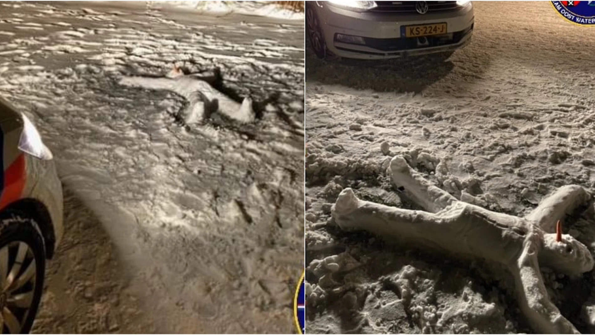 La policía de Amsterdam confunde un cadáver en plena calle con un muñeco de nieve La policía de Amsterdam confunde un cadáver en plena calle con un muñeco de nieve