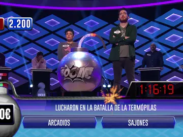 Victoria y M. A. arreglan el apuro de ‘Los dispersos’ con un solo error en la bomba estratégica Victoria y M. A. arreglan el apuro de ‘Los dispersos’ con un solo error en la bomba estratégica