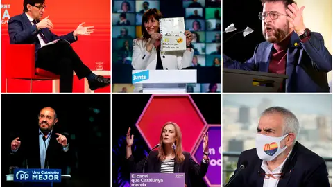 Los candidatos a las elecciones catalanas apuran sus últimas horas de campaña electoral Los candidatos a las elecciones catalanas apuran sus últimas horas de campaña electoral