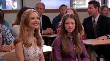 Sarah Michelle Gellar y Michelle Trachtenberg en 'Buffy'