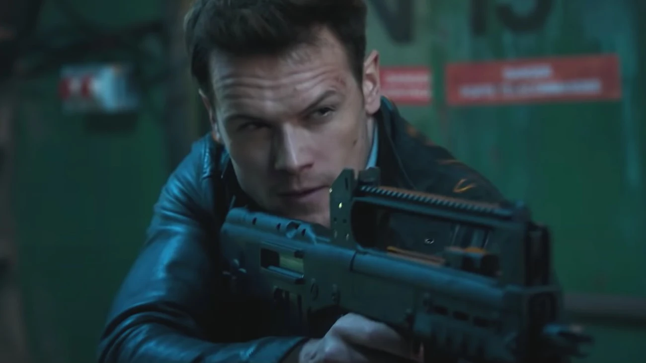 Sam Heughan en 'SAS: Red Notice' Sam Heughan en 'SAS: Red Notice'