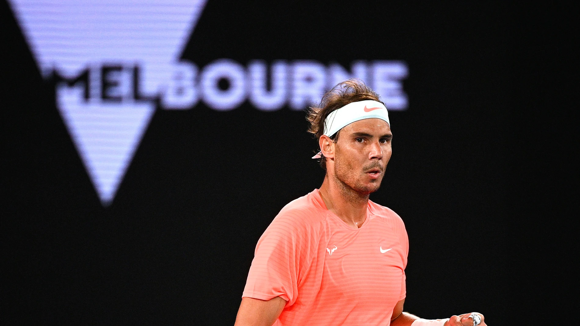 Rafa Nadal celebra un punto contra Cameron Norrie en los dieciseisavos de final del Open de Australia Rafa Nadal celebra un punto contra Cameron Norrie en los dieciseisavos de final del Open de Australia