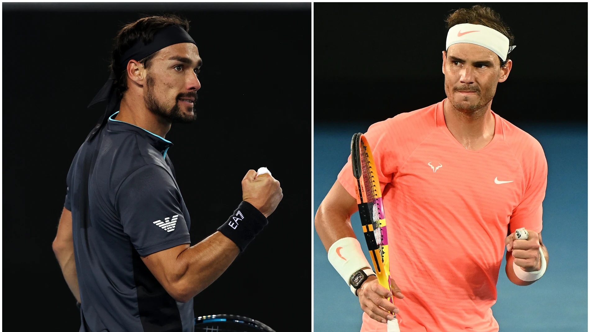 Rafa Nadal - Fabio Fognini: Horario y dónde ver el partido de tenis del Open de Australia en directo Rafa Nadal - Fabio Fognini: Horario y dónde ver el partido de tenis del Open de Australia en directo