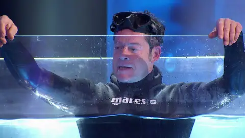 Jorge Sanz bate récord en la Apnea 'El Desafío'