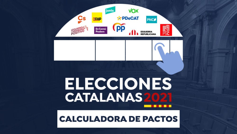 Elecciones catalanas 2021: Calculadora de los pactos tras las elecciones al Parlamento de Cataluña