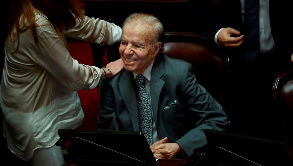El expresidente argentino Carlos Menem