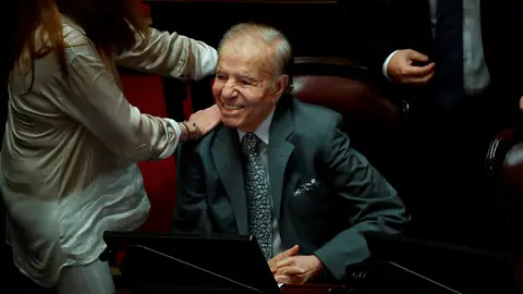 El expresidente argentino Carlos Menem El expresidente argentino Carlos Menem